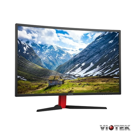 FPS/RTS Optimized Viotek GN27C 27” Curved Computer Gaming Monitor –1920x1080p with 144hz refresh (Best Rated Computer Monitors)