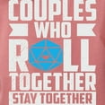 thumbnail image 3 of CafePress - Couples Who Roll Together, Stay Together V T Shirt - Womens Comfort Colors® Shirt, 3 of 4