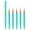 Lake blue, variant on 5Pcs Nail Art Brushes,Super Fine Thin Liner Nail Brush Set for Nail Gel Polish Painting Designs Gifts for Women Girls