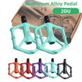 thumbnail image 2 of Pedales de Bicicleta 2 Piezas Ultraligeros para BMX, , Carretera, Antideslizantes, de Aleación de Aluminio, Color Rojo, 2 of 5