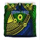 thumbnail image 4 of Juego de cama personalizado con motivos tribales de la provincia de Vanuatu Malampa - LT12, 4 of 6