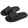 thumbnail image 3 of Slippers for Women,Men And Women Shoes Indoor And Outdoor Home Slippers Fashionable Lightweight Sandals,Womens Slippers,Black,9.5, 3 of 5
