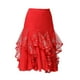thumbnail image 5 of Vestido de baile latino Sunnimix de lentejuelas para mujer Rojo, 5 of 8