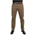 thumbnail image 1 of Edward’s Pantalón Recto Hombre Gabardina Algodón Tipo Jean Tiro Alto Beige  T36, 1 of 6