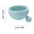 thumbnail image 2 of Makeup Brush Cleaning Silicone Facial Powder Foundation Lip Brushes Accessories Scrubber Portable Travel Cosmetics Clean Tools Blue, 2 of 9
