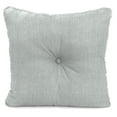 thumbnail image 3 of Jordan Manufacturing 23.5" x 24" Tahiti Gray Solid Square Tufted Outdoor Deep Seat Chair Back Cushion with Fabric Button (2 Pack), 3 of 10