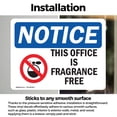 thumbnail image 3 of (2 Pack) This Office Is Fragrance Free Sign, 3 of 7