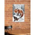 thumbnail image 6 of Fox Retro Metal Sign 12x16 Inches - Unique Fox Decor, Perfect for Home or Garden, 6 of 8