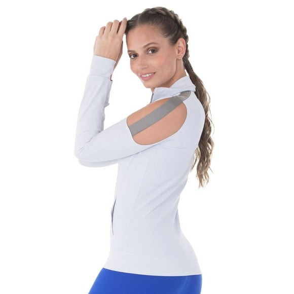 Chamarra Deportiva 49699 Asana Sport®| Chamarra Deportiva Mujer Unitalla blanco CHICA ASANA 49699 Chamarra