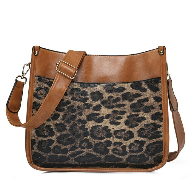 PU Leather Crossbody Fashion Shoulder Bag Purse with Adjustable Strap
