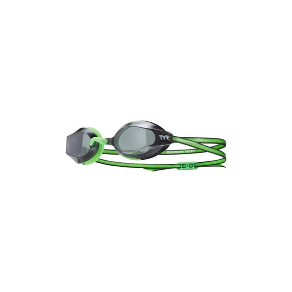 TYR Black Ops Non-Mirrored Junior Fit Goggle - Smoke/Green