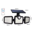 thumbnail image 3 of Lámpara Solar LED Sensor de Movimiento, Control Remoto, 3 of 11