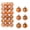 Orange, variant on 36 Pieces Christmas Ball Ornaments Christmas Decorations Tree Balls for Tree Ornaments Holiday Wedding Party Decoration Hooks 1.18 Inch (Orange)