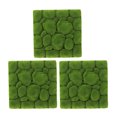 thumbnail image 1 of ColoMX 3pcs simulación de espumas de musgo plantas verdes decoración pared de pared fondo de pared de bricolaje, 1 of 7