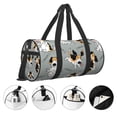 thumbnail image 3 of Fotbe Funny Beagle Active Dog Bolsa Deportiva de Lona Plegable con Estampado, Bolsa de Gimnasio con Bolsillo Seco/Húmedo, Bolsa de Viaje Ultraligera de Gran Capacidad, 3 of 6
