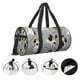 thumbnail image 3 of Fotbe Funny Beagle Active Dog Bolsa Deportiva de Lona Plegable con Estampado, Bolsa de Gimnasio con Bolsillo Seco/Húmedo, Bolsa de Viaje Ultraligera de Gran Capacidad, 3 of 6