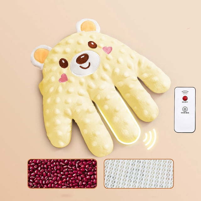 Fiudx Apaciguador Automático para Bebés, Palmaditas En La Palma, Intensidad de Golpeteo Ajustable, Compañero de Siesta Portátil, Ideal para Viajes, Material Suave y Seguro, Control Remoto, Tamaño 23