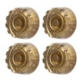 thumbnail image 4 of Bass Knob, Easy To Replace Professional Guitar Knob Lightweight Easy Using 4Pcs  For Replacement Yellow,Tan,White,Brown,Black, 4 of 8