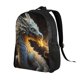 thumbnail image 2 of Disketp Golden White Fire Dragon Mochila Unisex de Apertura Lateral Completa, Mochila para Laptop para Escuela, Trabajo y Viajes, 2 of 8