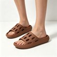 thumbnail image 2 of IEMIEMIEM Shower Shoes for Men Quick Drying Shower Sandals with Drain Holes Non-Slip Pool Slides Comfortable Lightweight House Slippers 9-9.5 wide, 2 of 7