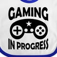 thumbnail image 4 of Inktastic Gaming in Progress Gamer Boys or Girls Baby Bib, 4 of 4