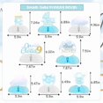 thumbnail image 5 of On Cloud 9 Baby Shower Party Table Decorations 8pcs Cloud Baby Shower Honeycomb Centerpiece Double-sided Printing Blue Baby Shower Centerpieces for Tables Boy Cloud Nine Party Decorations, 5 of 6