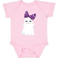 thumbnail image 3 of Inktastic Little Ghost, Cute Ghost, Ribbon, Halloween Girls Baby Bodysuit, 3 of 5