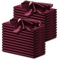 thumbnail image 1 of Servilletas de tela P Pothuiny Satin Burgundy 43 x 43 cm, 24 unidades, 1 of 7