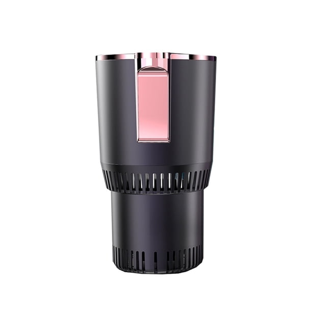 Ganfancp Calentador de Tazas Portátil 2 En 1 para El Coche Calentador Inteligente para Congelar Tazas Rebajas Hoy Liquidación 1X Mini Nevera para Coche, 1X Cable de Paso para Coche, 1X Base