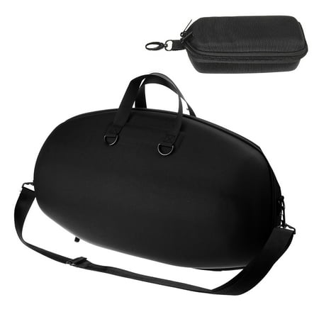 Shockproof Water-Resistant Protective Case with Ergonomic Handle & Storage Pouches for Boombox4 Outdoor Speakers