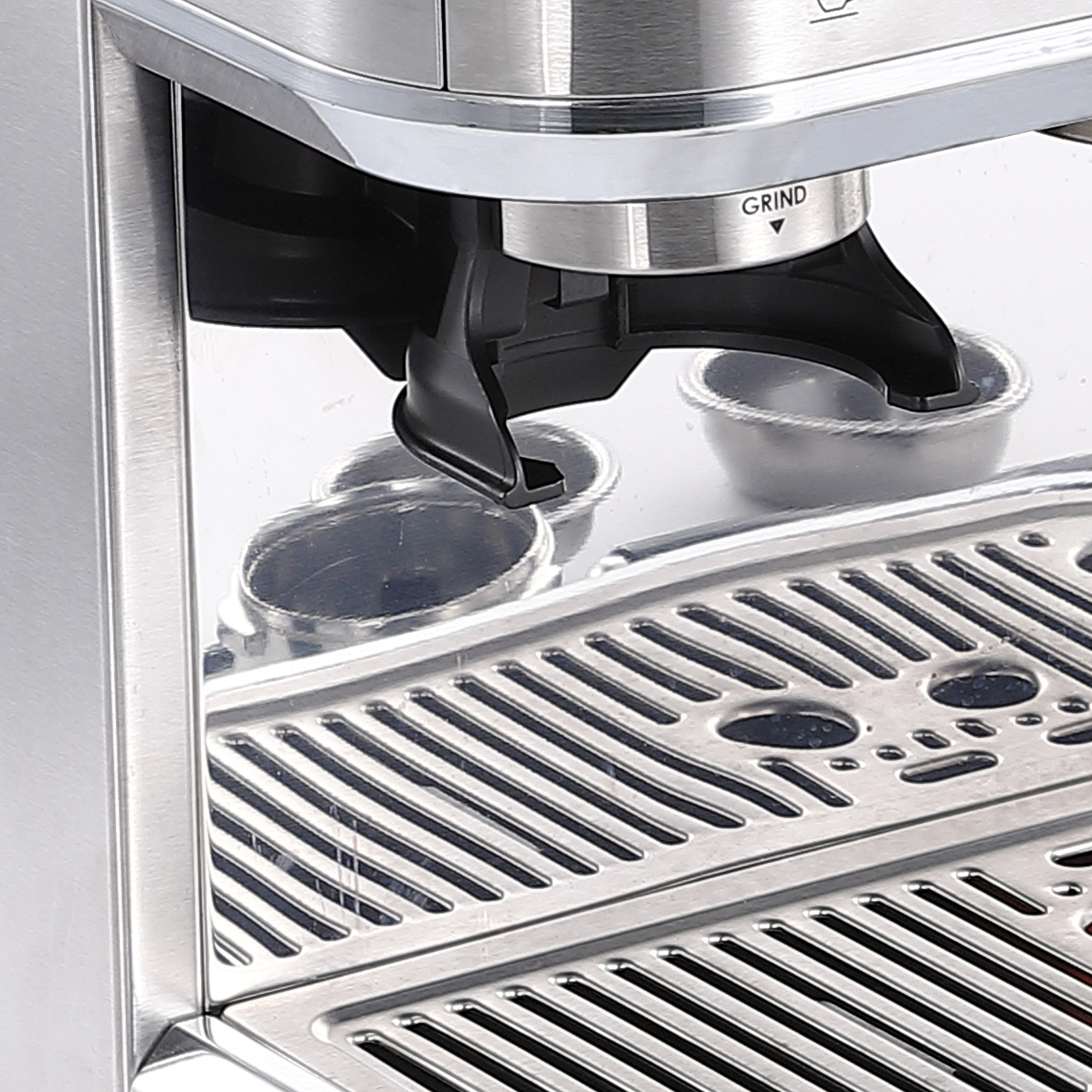 Ashion Espresso Machine 15 Bar Automatic Coffee Machine with Milk Frother and Grinder All In One Stainless Steel Coffee Maker with Pump, 2.5L Water Tank