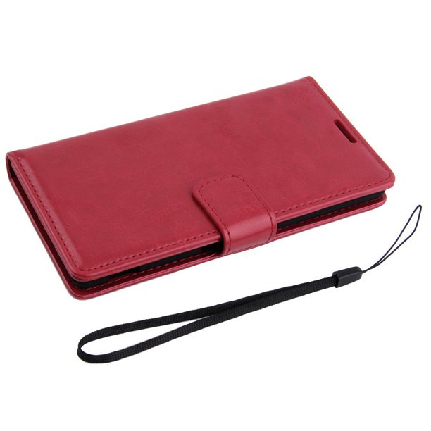 Clearance Sale Luxury Flip Pu Leather Card Photo Slot Cover Case Wallet For Sony Xperia Z4 Walmart Com