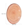 thumbnail image 6 of WEUVEB Rustic Wood Grain Paper Plates for Thanksgiving, Brown Disposable Plates, 16 Count Family Pack, 6 of 8