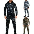 thumbnail image 6 of guisaled Mens Camo Tracksuit 2 Piece Sets Full Zip Hoodie Sweatsuit Sets Athletic Jogging Tracksuit Set Long Sleeve Outfit Pullover Set M-3XL, 6 of 7