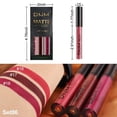 thumbnail image 5 of Ensemble de 3 Rouges à Lèvres Liquides Mats Rouges Foncés Violets 24 Heures, DNM Rouge à Lèvres Mat Teinture à Lèvres Longue Durée 24 Bavures Brillant à Lèvres Imperméable Ensemble Cadeau Rouges à Lèvres Mats Liquide Maquillage Femmes Rouge à Lèvres 06, 5 of 5