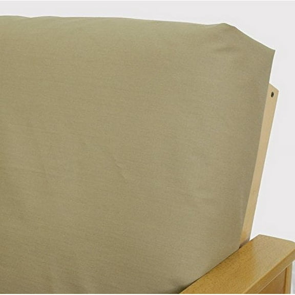 SlipcoverShop Ripstop Khaki Futon Cover Queen 60