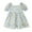 Sky Blue, variant on WOYY Toddler Girls Floral Dress Short Puff Sleeve Ruffle Casual Dress, Sizes 2-6