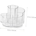 thumbnail image 2 of Tubo de almacenamiento giratorio Organizador de escritorio Soportes de almacenamiento de cosméticos Soporte para esmalte de uñas Soporte para maquillaje dividido Soporte giratorio La mascota para gir, 2 of 5