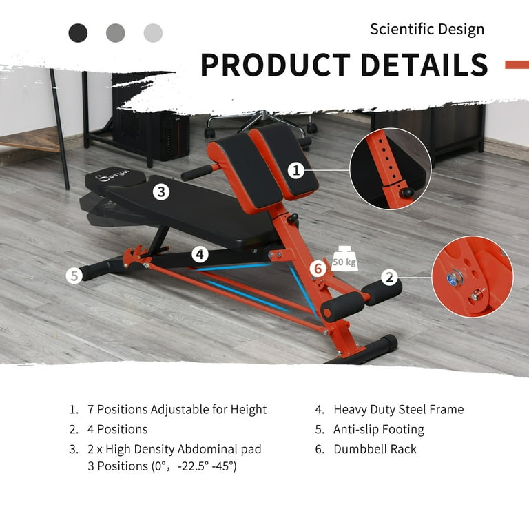 Soozier Upgraded Multi Functional Hyper Extension Dumbbell Weight