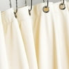 Kenney Heavy Weight 70" W x 72" Mildew-Resistant Cream Vinyl Shower Curtain Liner, 1 Each
