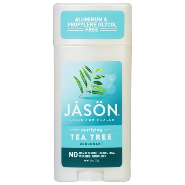 Desodorante en barra Jason Purifying Tea Tree 75 ml (paquete de 3)