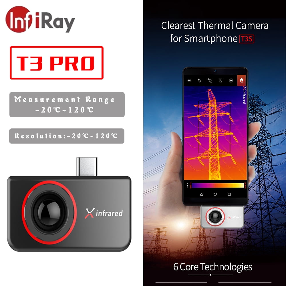 InfiRay T3S Phone Thermal Imager T3PRO Infrared Thermal Imaging Camera ...