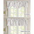 thumbnail image 2 of Willow Branch And Robin Window Curtain Living Room Kitchen Cabinet Tie-up Valance Curtain Rod Pocket Valance, 2 of 6