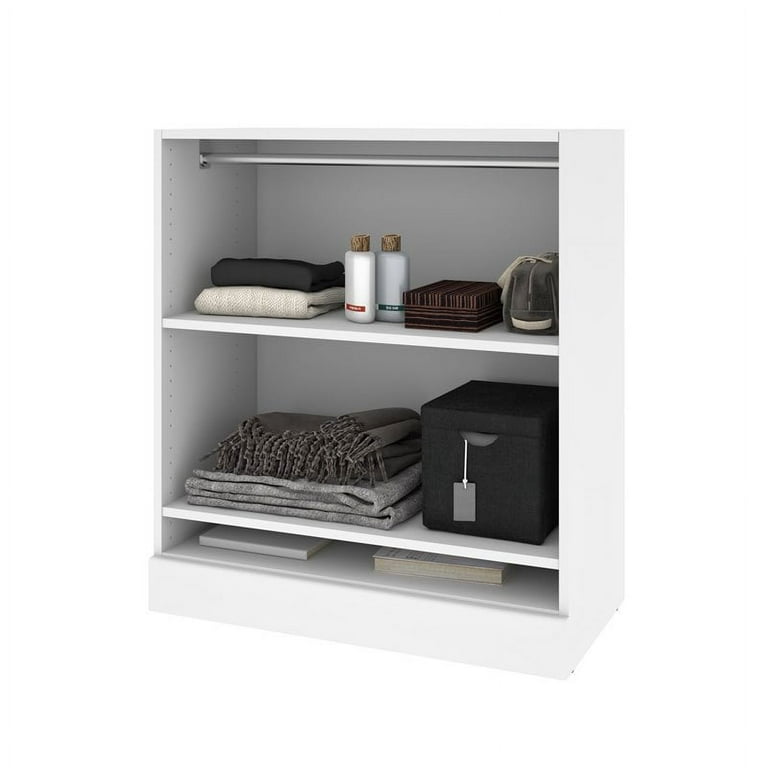 36W Closet Storage Cabinet in White by Bestar