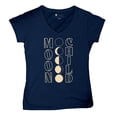 thumbnail image 5 of Moon Child Women's V-Neck T-shirt Astrology Lunar Cycle Phases Astronomy Mystical Spiritual Zodiac Sign June July Luna Tee, 5 of 7
