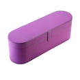 thumbnail image 1 of Wosthever Estuche de almacenamiento para secador de pelo de cuero PU, reemplazo portátil, ovalado, resistente al agua, contenedor de caja Almacenamiento y organización del hogar Violeta, 1 of 6