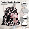 thumbnail image 6 of Xixirimido Shoulder Bag Crossbody for Women Crossbody Bags with Adjustable Strap Cell Phone Purses Sling Bag for Travel Hiking Shopping, Axolotl White Cherry Blossom, 6 of 7
