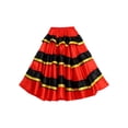 thumbnail image 3 of iiniim Full Circle Flamenco Bull Skirts Performance Costume Belly Dance Skirt Spanish Dancewear Red&Black 155-160, 3 of 7