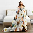 thumbnail image 5 of Wijzvio Cute Chicken Printed Throw Blanket Soft Fuzzy Fleece Blanket For Couch Bed Living Room Decoration 50"X40", 5 of 9