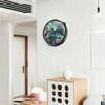 thumbnail image 6 of Voice Activated Clock with Glow Light 12 Inch Large Silent Wall Clock Battery Operated for Home Decor Elegant Nautical Scene, 6 of 8